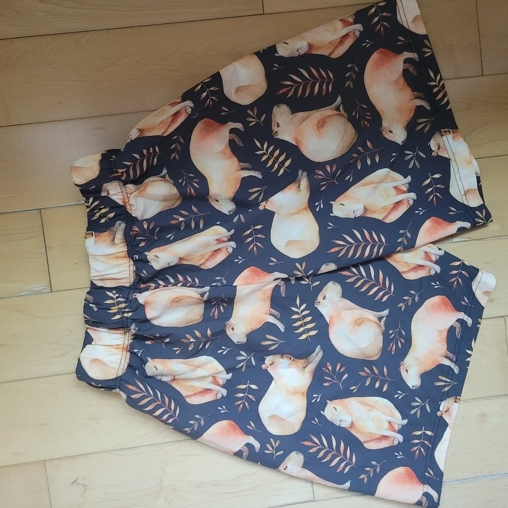 Goodfellow & Co Capybara Swim Trunks Men’s Size L Target